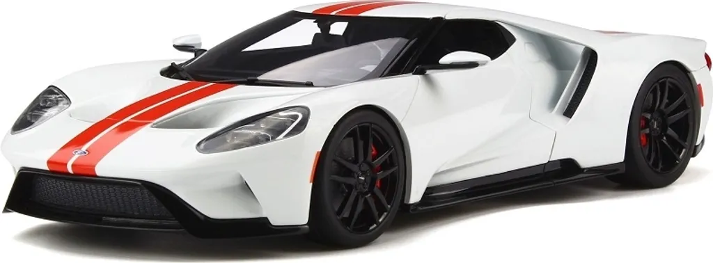Ford GT 2017 Blanche 1:18 GT Spirit - Objet de Décoration de Luxe pour Bureau