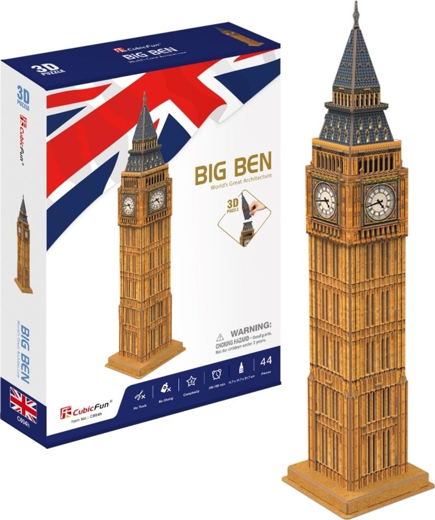CUBICFUN 3D-Puzzle Big Ben 44 Teile