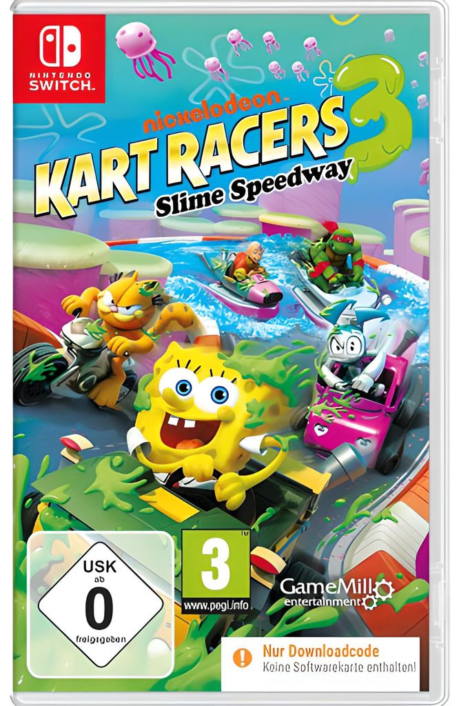 Nickelodeon Kart Racers 3 -Slime Speedway (Code in Box - Produktbild 