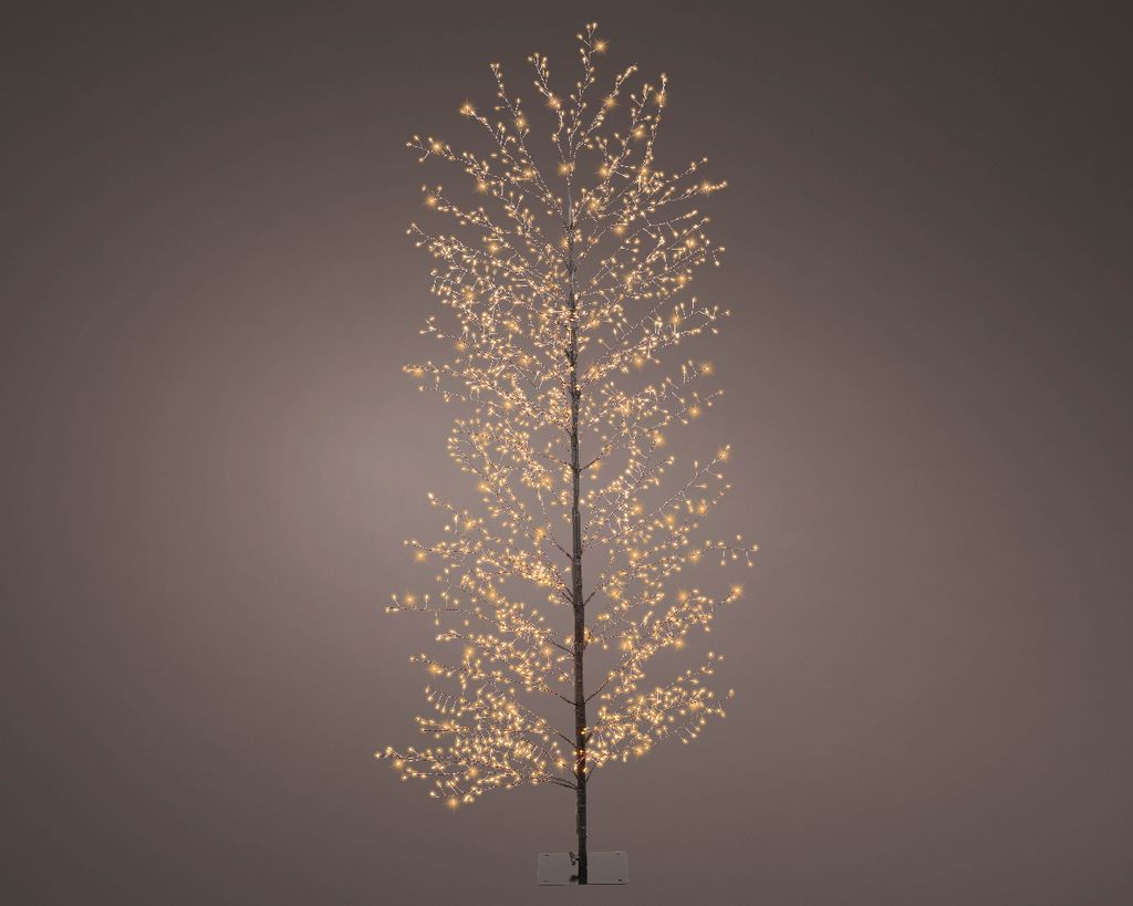 Classic warm 1755 Micro-LED verlichte boom pvc zwart H 180 Productafbeelding 