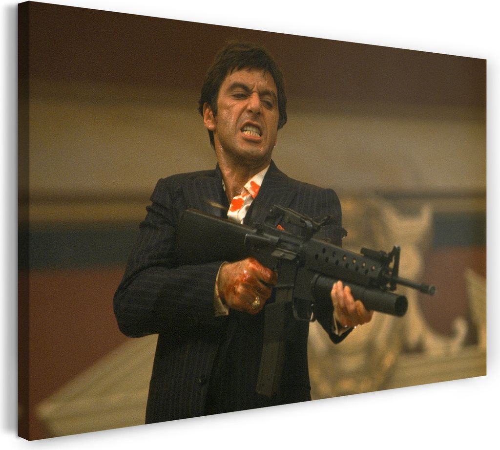 Leinwandbild (120x80cm): Scarface Tony Montana (farbig), Produktbild 