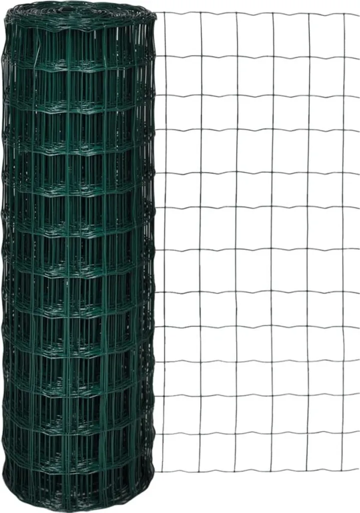 Grillage soudé pour clôture de jardin en acier galvanisé - 25m x 1,2m