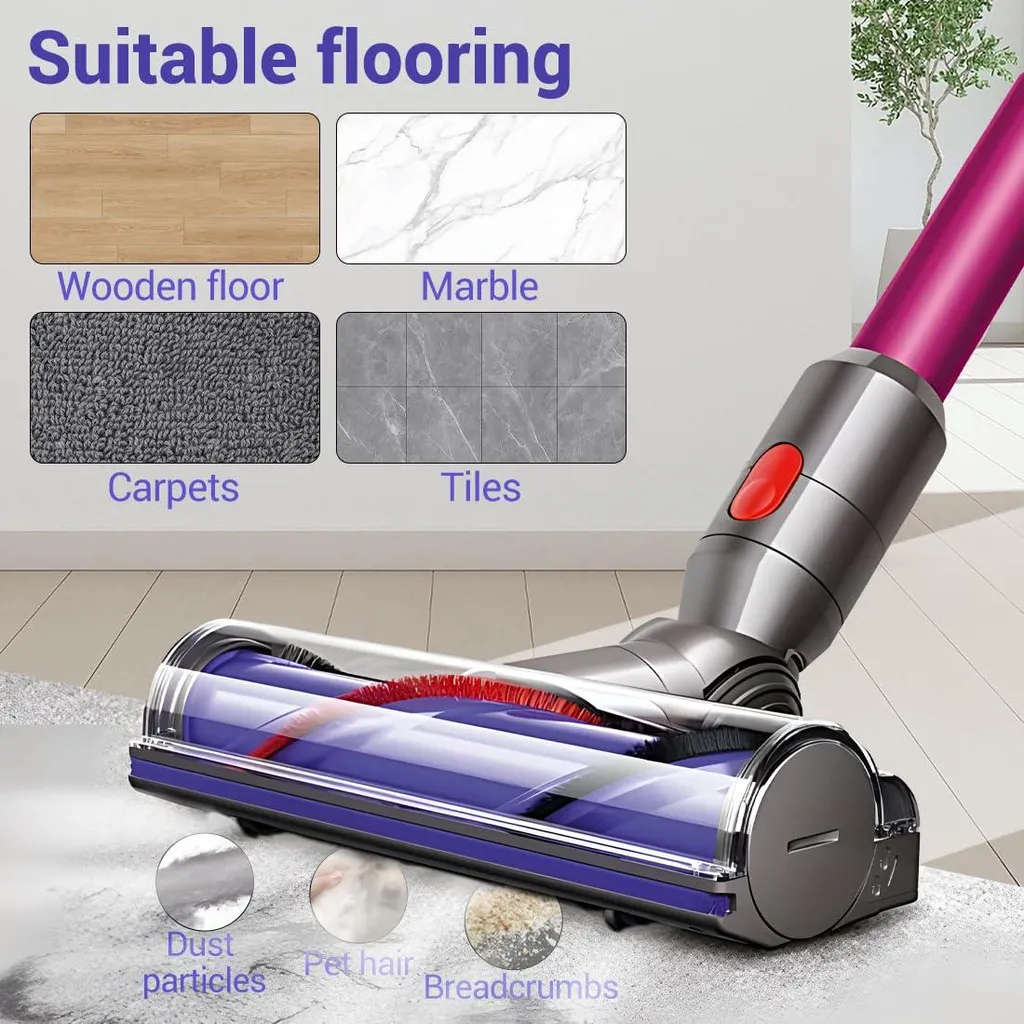 Tête de brosse motorisée compatible Dyson V11 V10 V8 V7 accessoire sol
