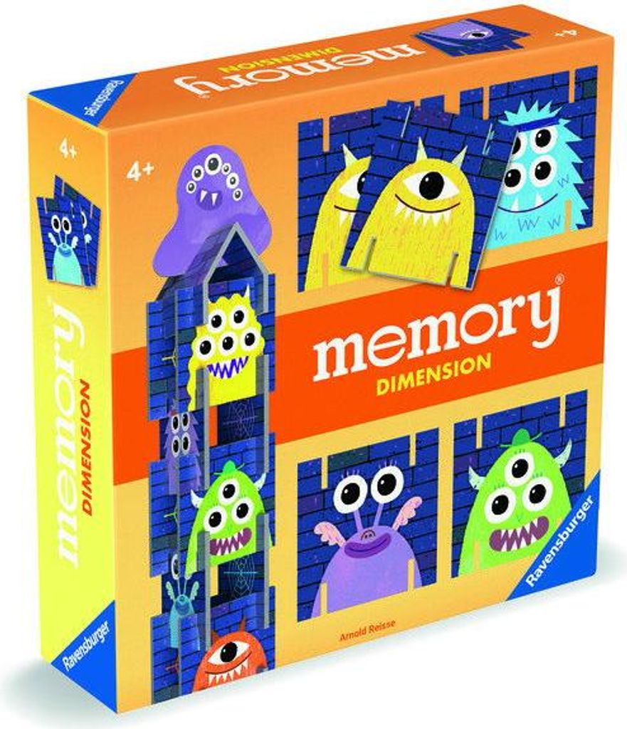 Ravensburger 248162 Dreidimensionales Memory-Spiel Monster