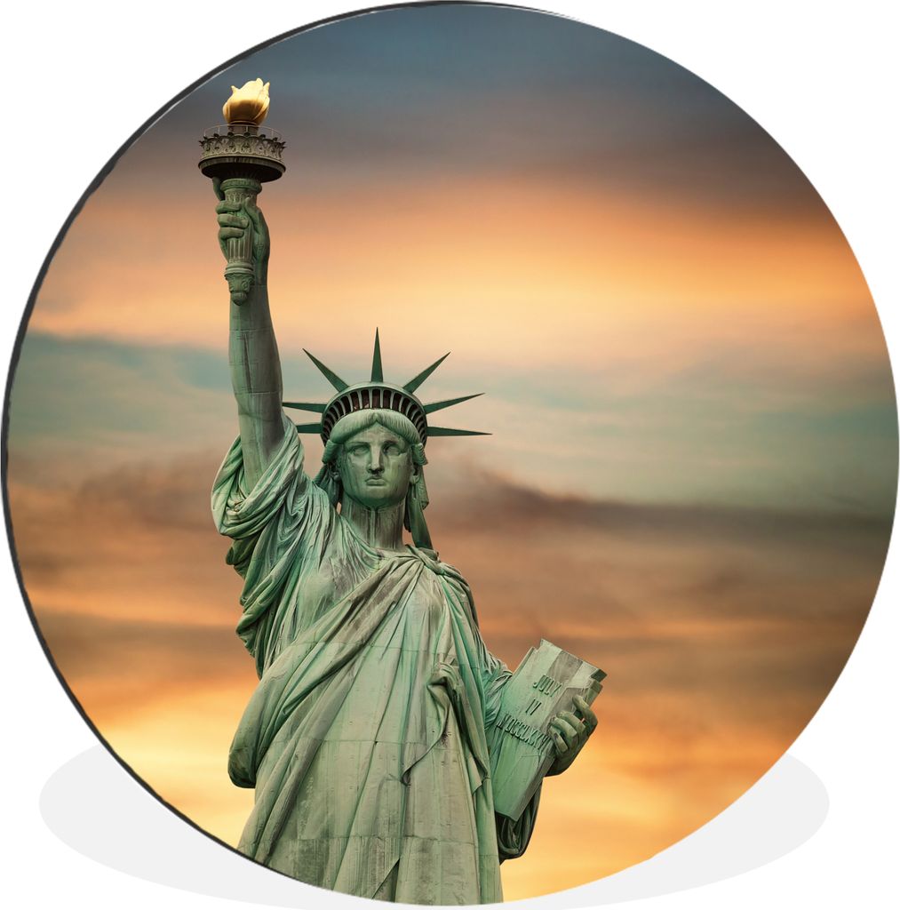 MuchoWow - Wand Kreis - Wandbild - Schlafzimmer - Aluminium Bild - Kinderzimmer - Wohnzimmer Dekoration - Wandschmuck