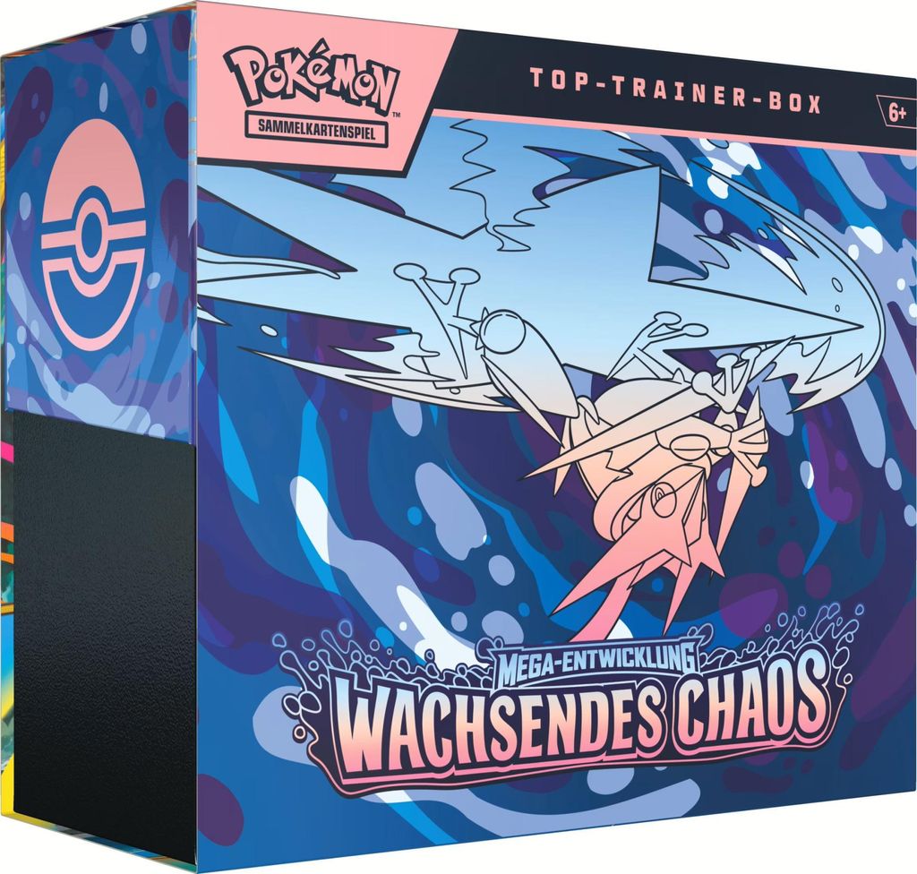 Pokémon Wachsendes Chaos Top-Trainer-Box Produktbild 
