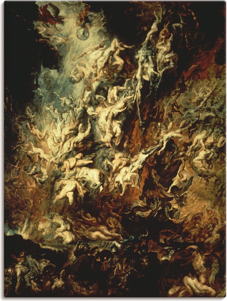 ARTland Leinwandbild Höllensturz der Verdammten II Größe: 45x60 cm