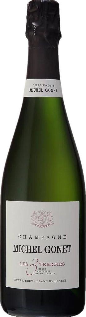 Champagne Michel Gonet Les 3 Terroirs Blanc de Blancs Extra Brut 2020 | Champagne, Frankreich | 750ml 12.50% Vol.
