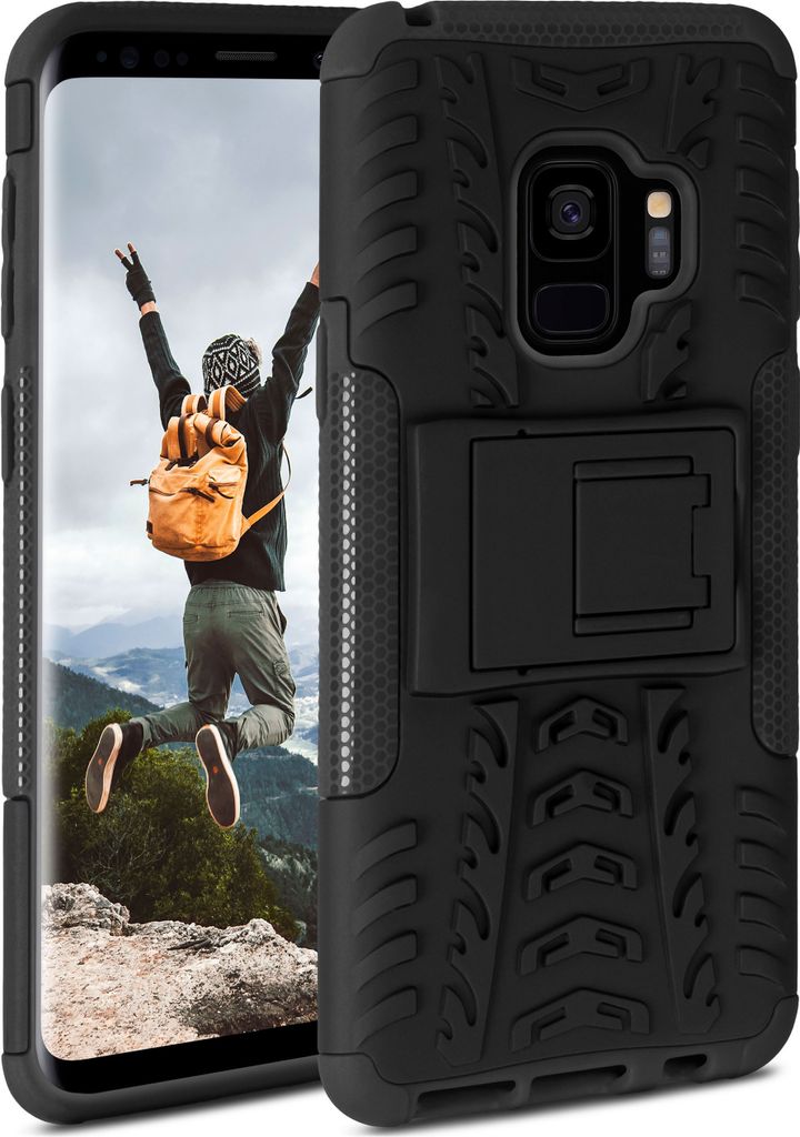 TANK-Case für Samsung Galaxy S9, Farbe:Obsidian