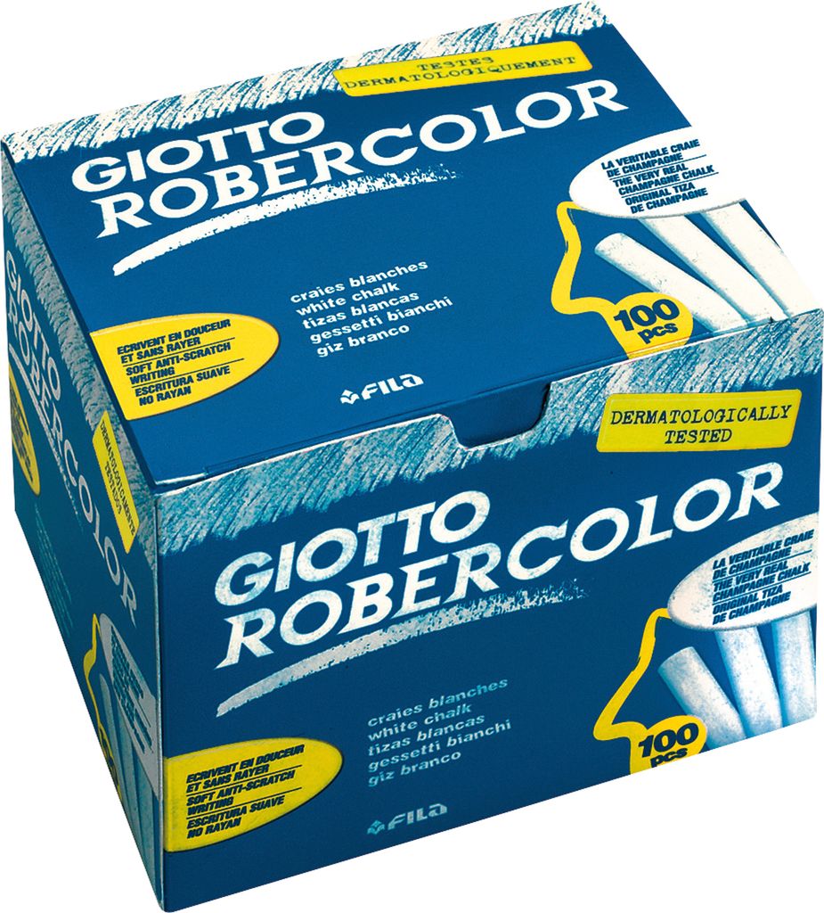 Lyra Wandtafelkreide GIOTTO Robercolor 5396 00 weiß 100St.