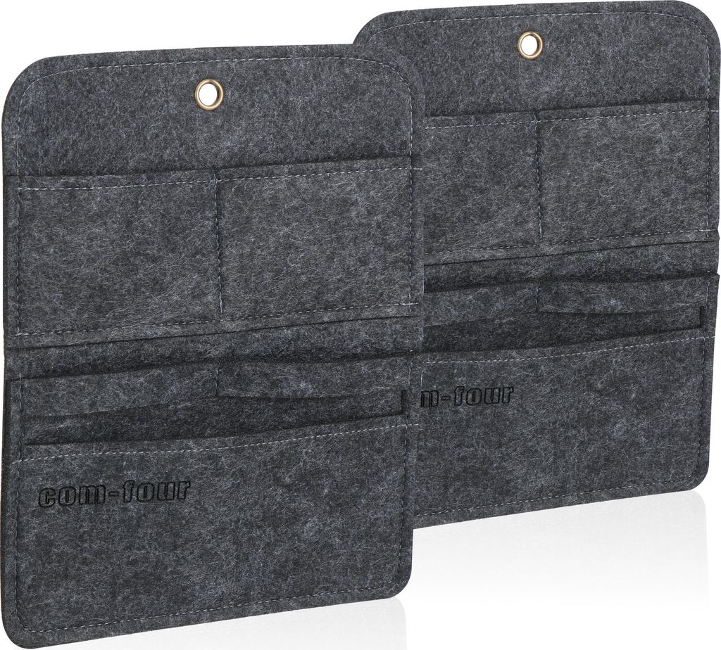 com-four® 2x Hängeregal - Praktischer Hängeorganizer aus Produktbild 