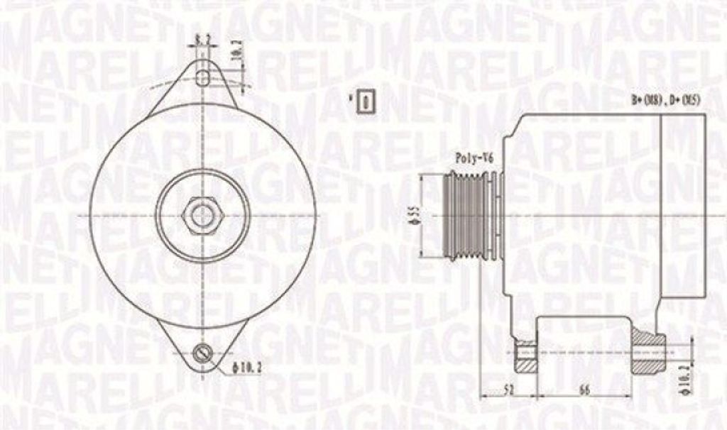 MAGNETI MARELLI Generator 063731157010
