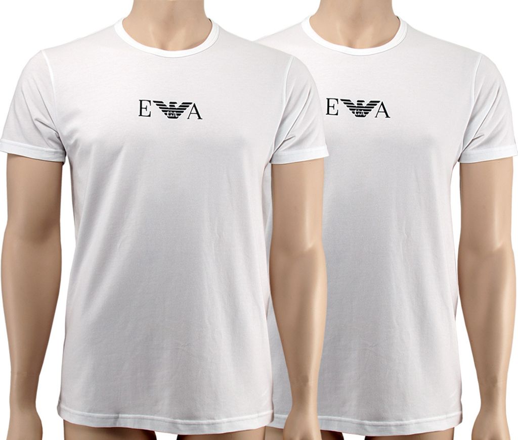 Emporio Armani Herren T-Shirts Kurzarm Crew-Neck Baumwolle Produktbild 