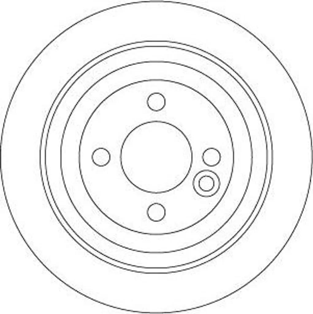 Disque de frein TRW DF6523 anticorrosion haute teneur en carbone Mini