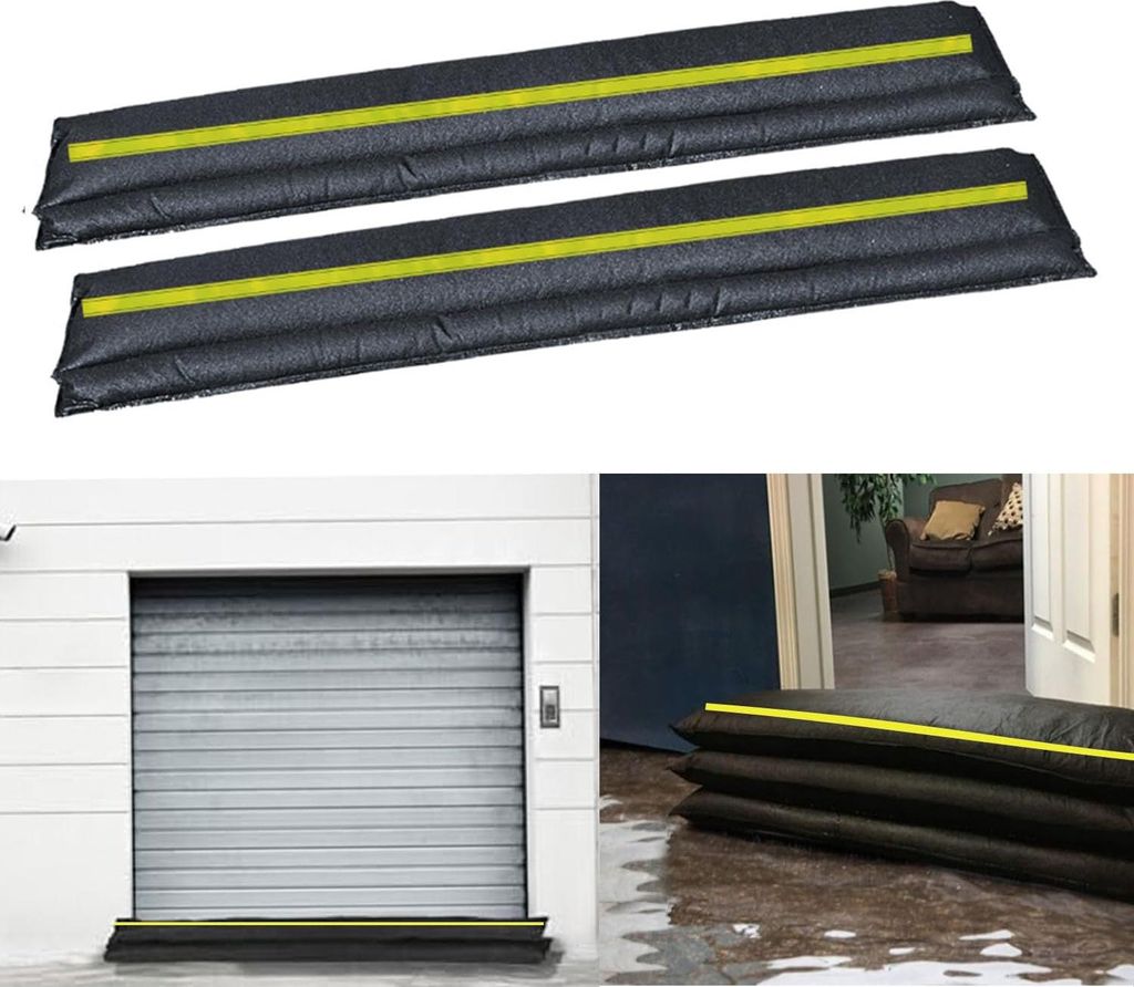 Barrière anti-inondation absorbant l'eau pour porte, Image du produit 