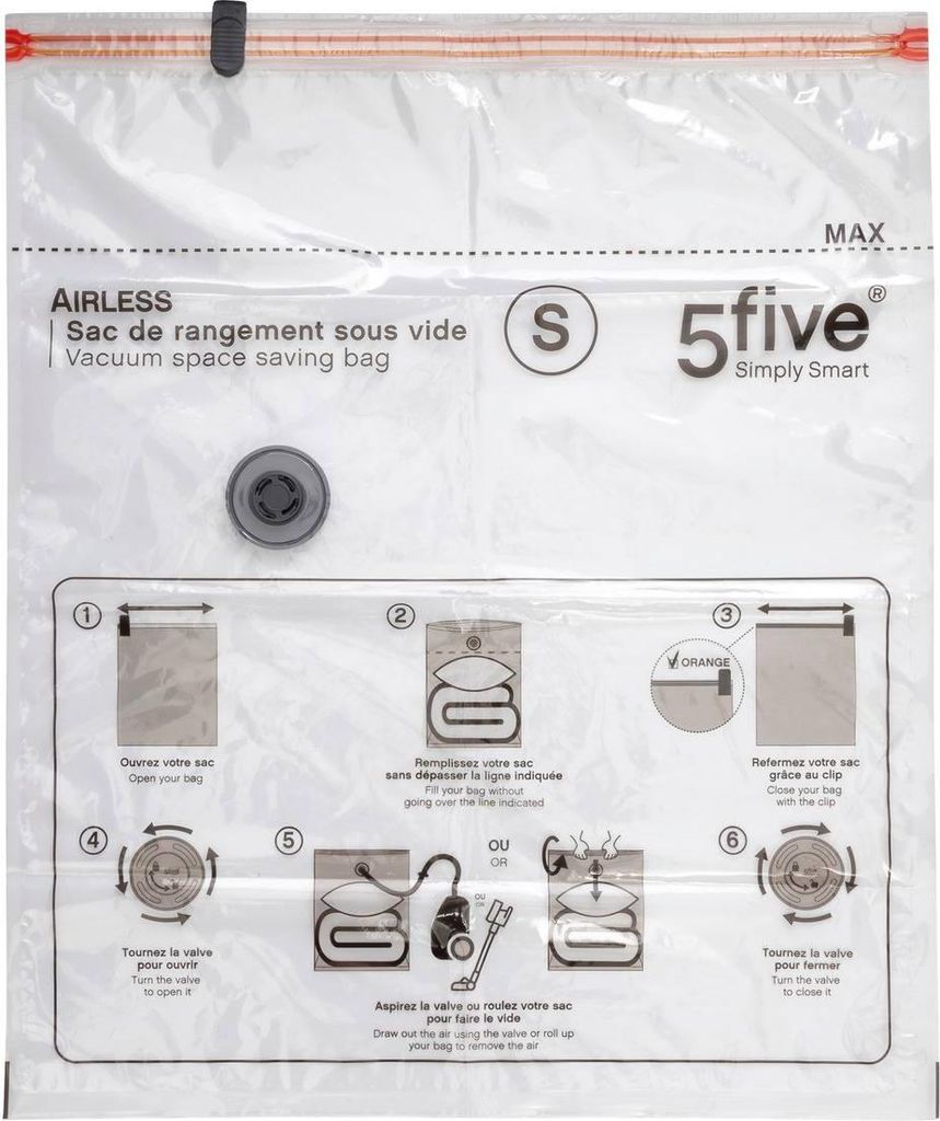 Komprimiertasche 60x50cm "air-flat" - 5 five simply smart