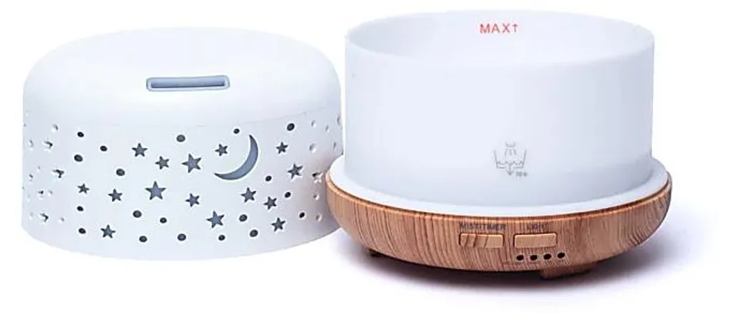 Diffuseur de Parfum Nebula 300ml Design Bois et Blanc Silencieux
