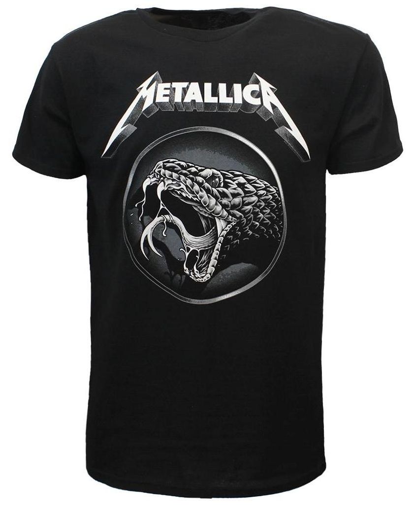 Metallica Black Album Snake T-Shirt – Offizielles Merchandise - XXL