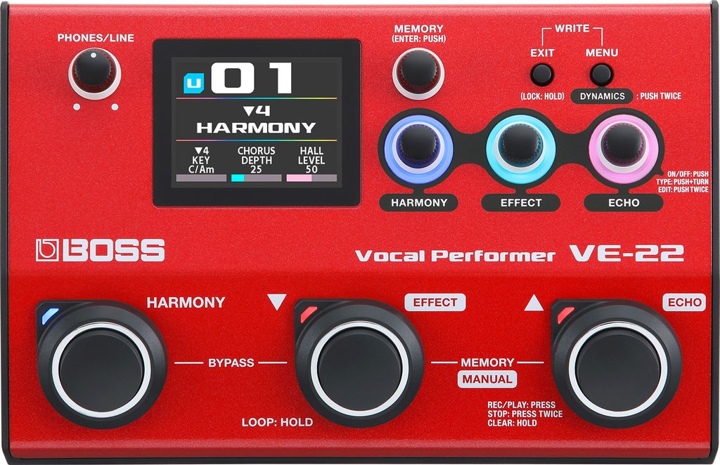 Processore vocale Boss VE-22 Immagine del prodotto 