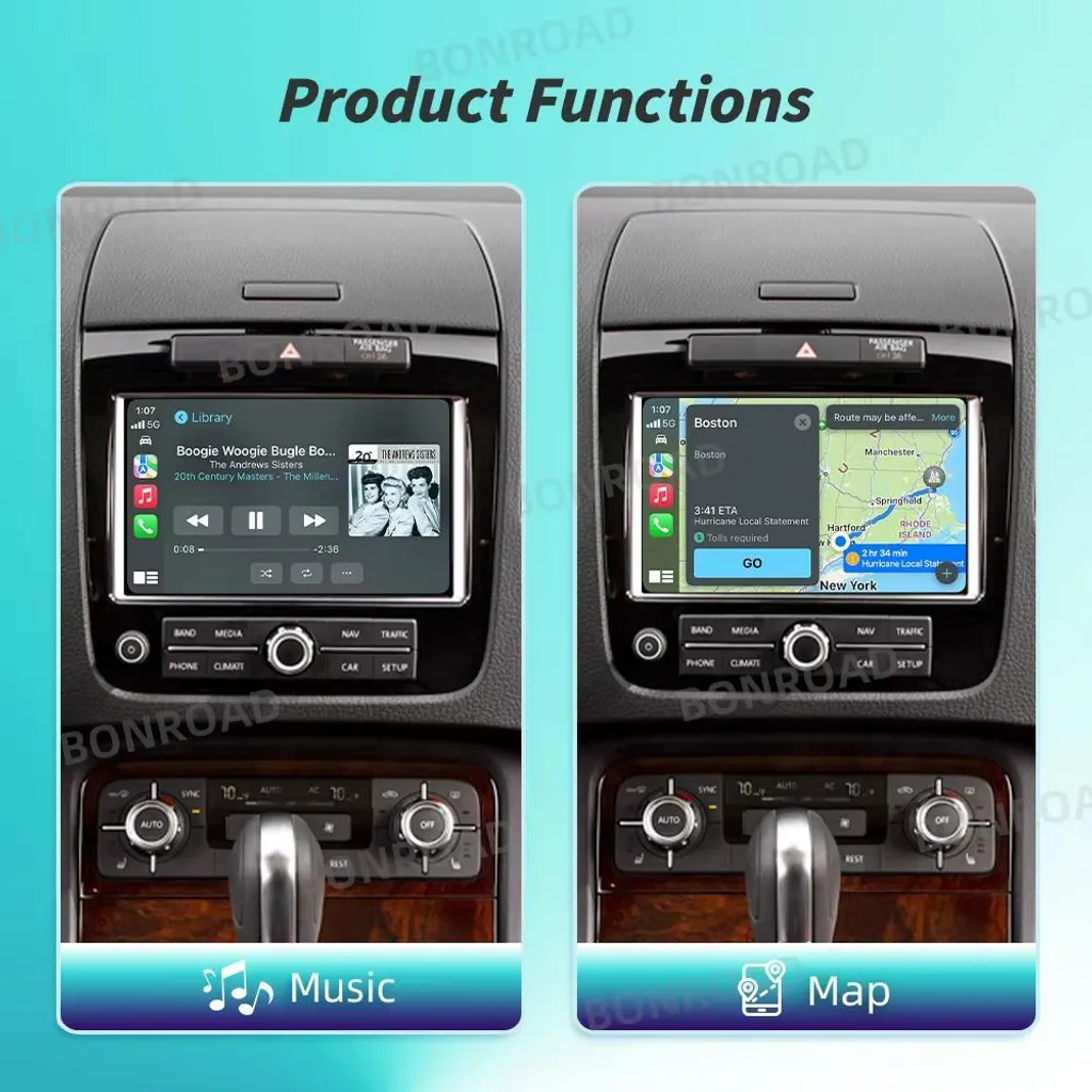 Interface sans fil Android Auto pour Touareg RNS850 - 3