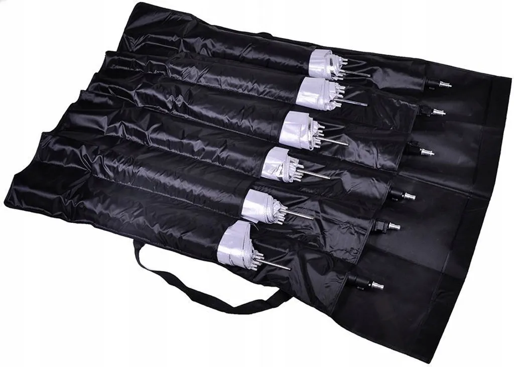 Mallette pour 6 trépieds et 6 parapluies photo - Sac de transport Noir