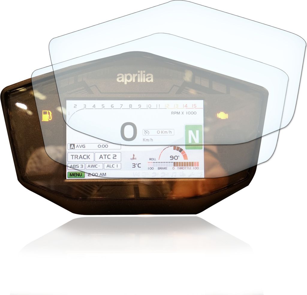 Aprilia Tuono V4 2015-2017 Displayschutzfolie