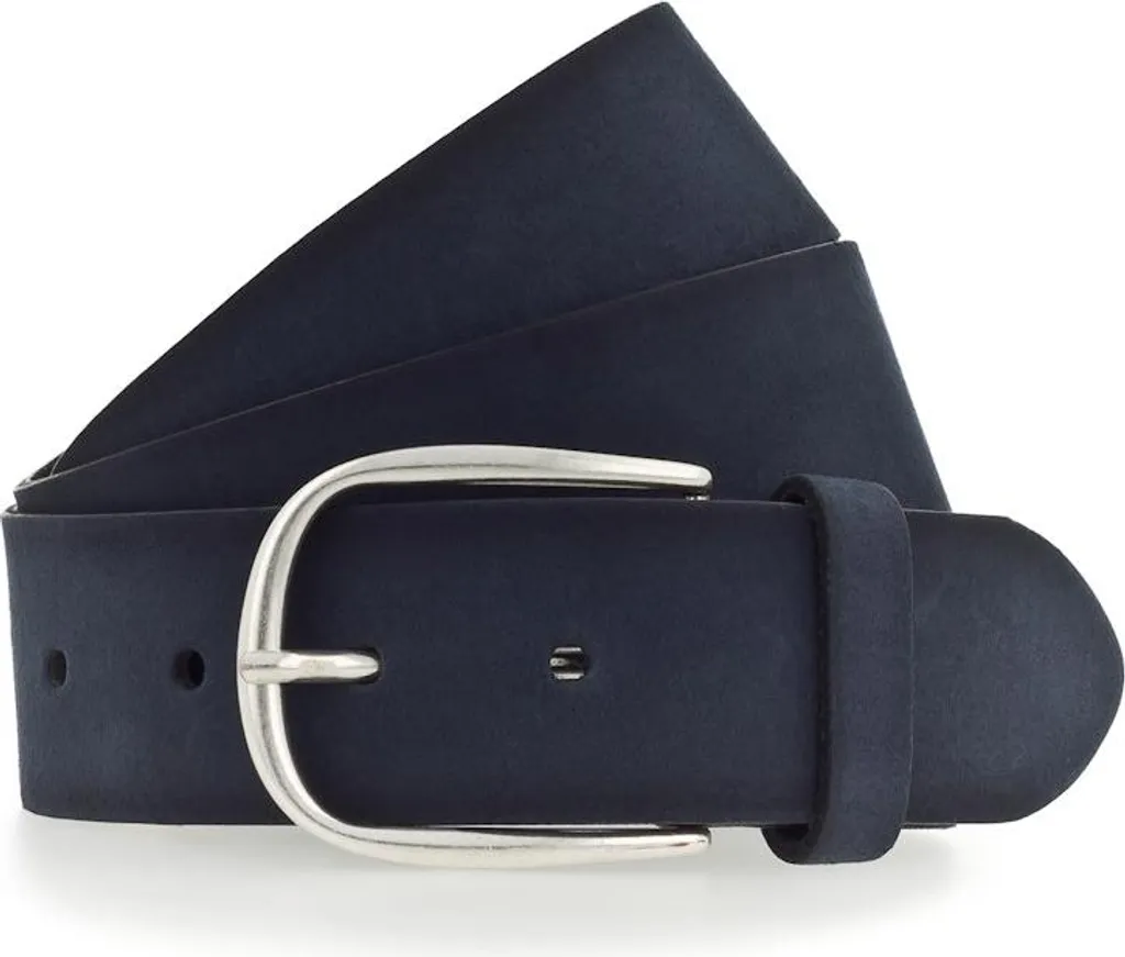 Offerta Cintura Vanzetti Pelle 40mm Blu - Vera Pelle W110