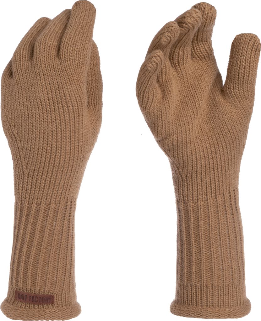 Knit Factory Lana Handschuhe - Nude - One Size