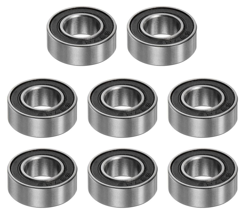 8Stk 687-2RS Kugellager Tief Rillenkugel Lager 7mm Bohrung 14mm AD 5mm Dick Chrom Stahl ABEC3 Doppelsiegel Lager Rillenkugellager Bearing fš¹r Mo...
