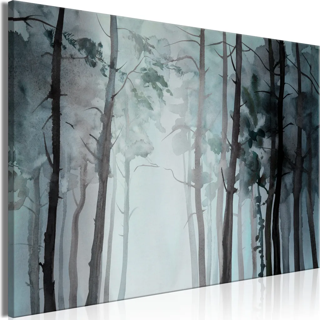 Paesaggio Nebbioso Quadro Moderno 120x80 - Arredo Casa Contemporaneo