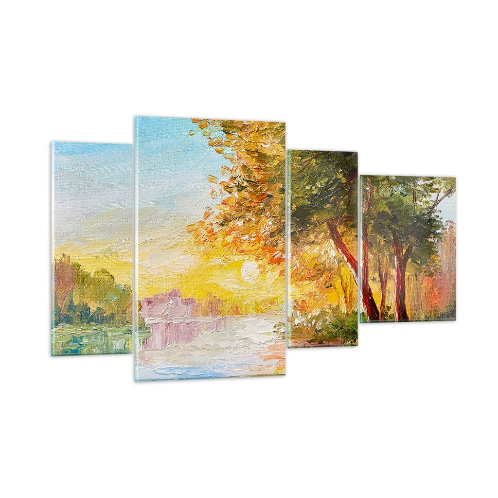 Bilder auf glas - natur natur - 120x70cm - Glasbilder - Wandbilder - Bilder - Kunstdruck - zum Aufhängen bereit - Wanddekoration aus Glas - Glas B...