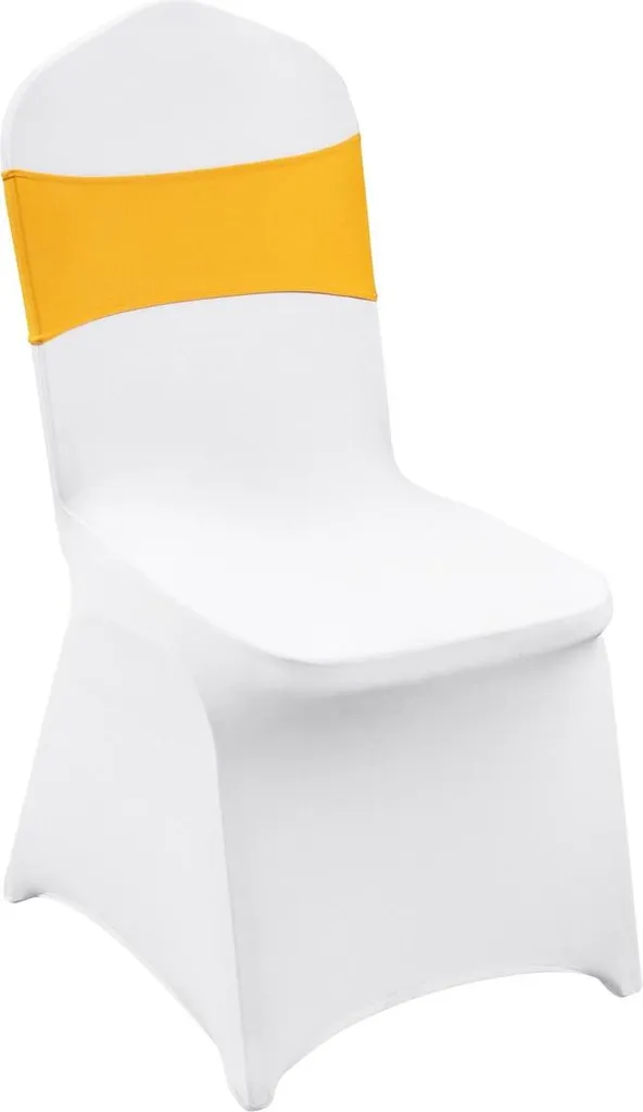 Housses de Protection Amovibles et Lavables pour Chaises de Mariage 50x