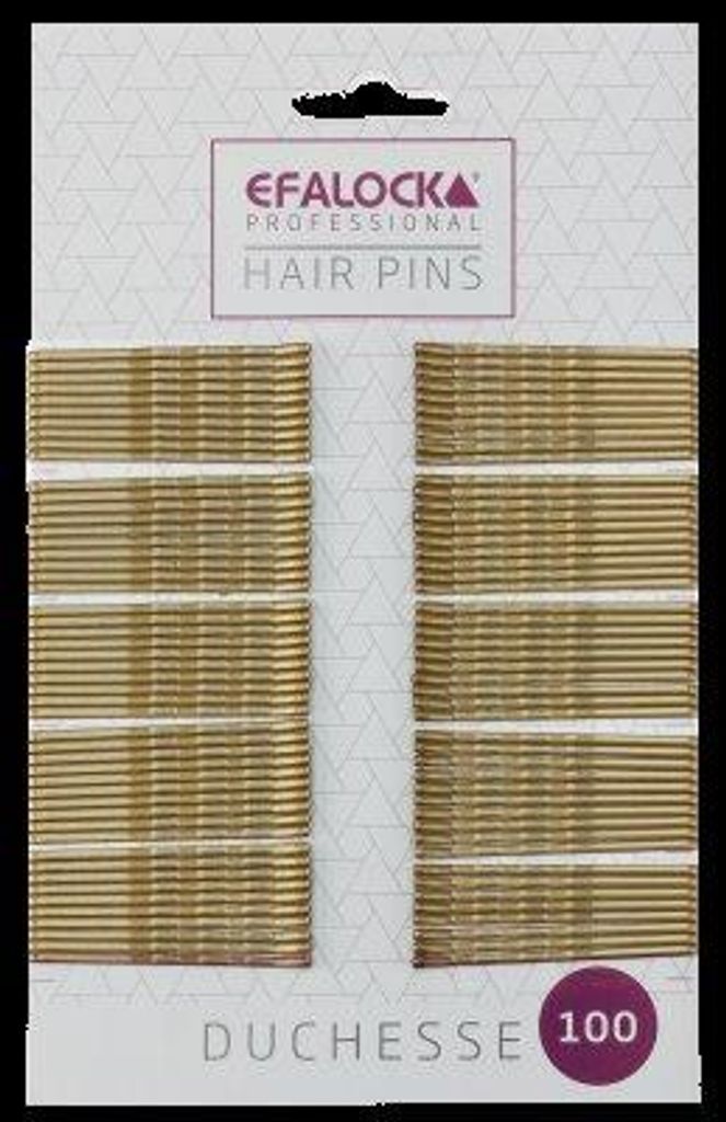 Efalock Sponky do vlasů Duchesse 50 mm zlaté 100 ks Obrázek produktu 