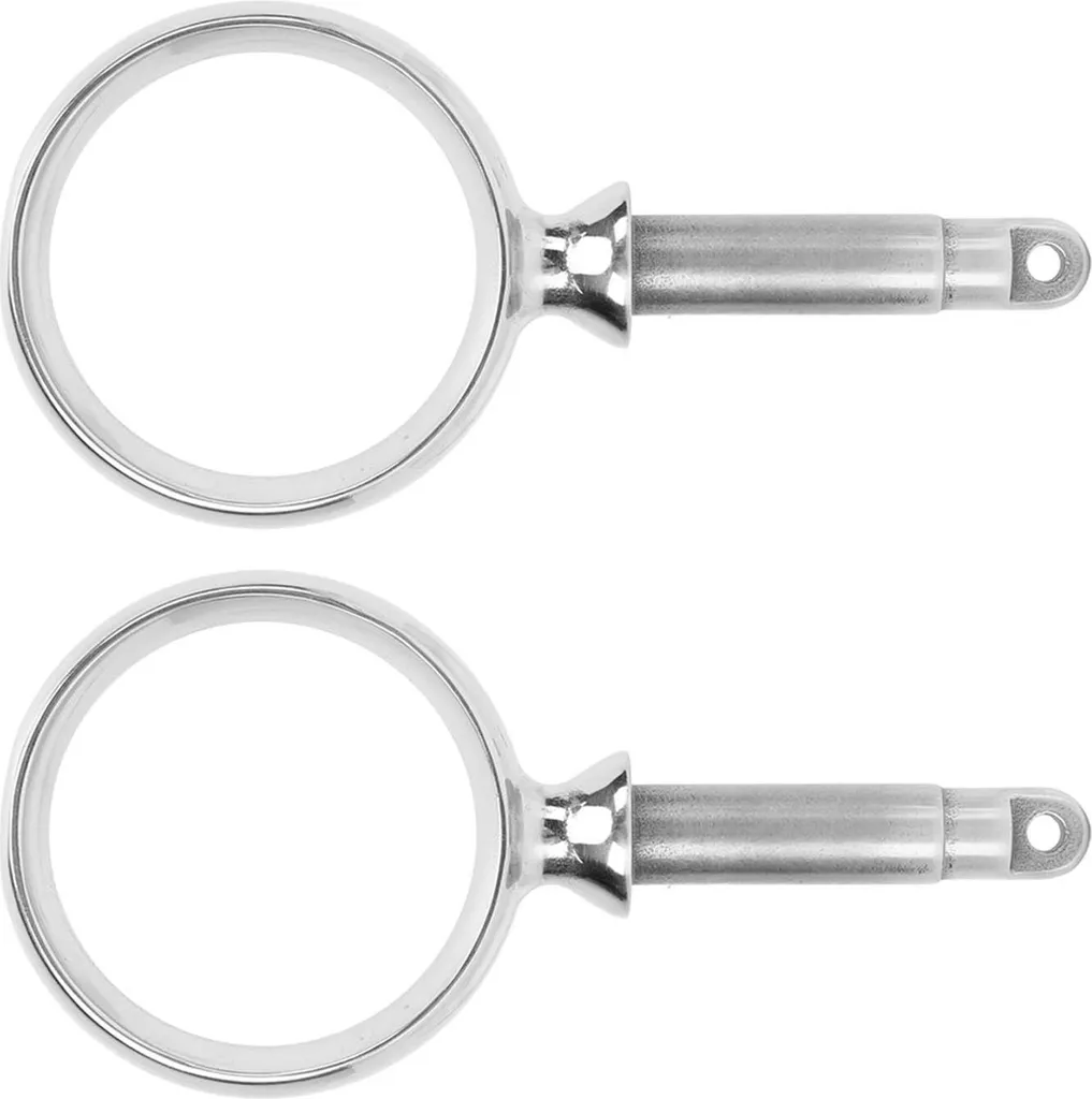 Dames de Nage 2 Pouces en Acier Inox Poli Miroir pour Rames Standard