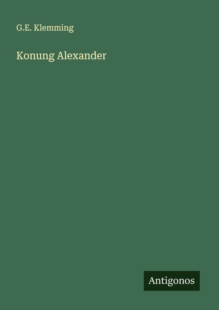 Konung Alexander