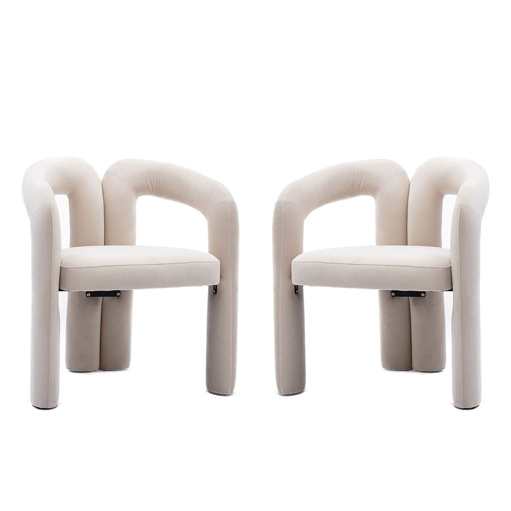 2-Stück Esszimmerstühle Samt moderne Design Küchenstühle Eimer Seitenstühle Samtstuhl Wohnzimmer Küche Sessel für Esszimmer