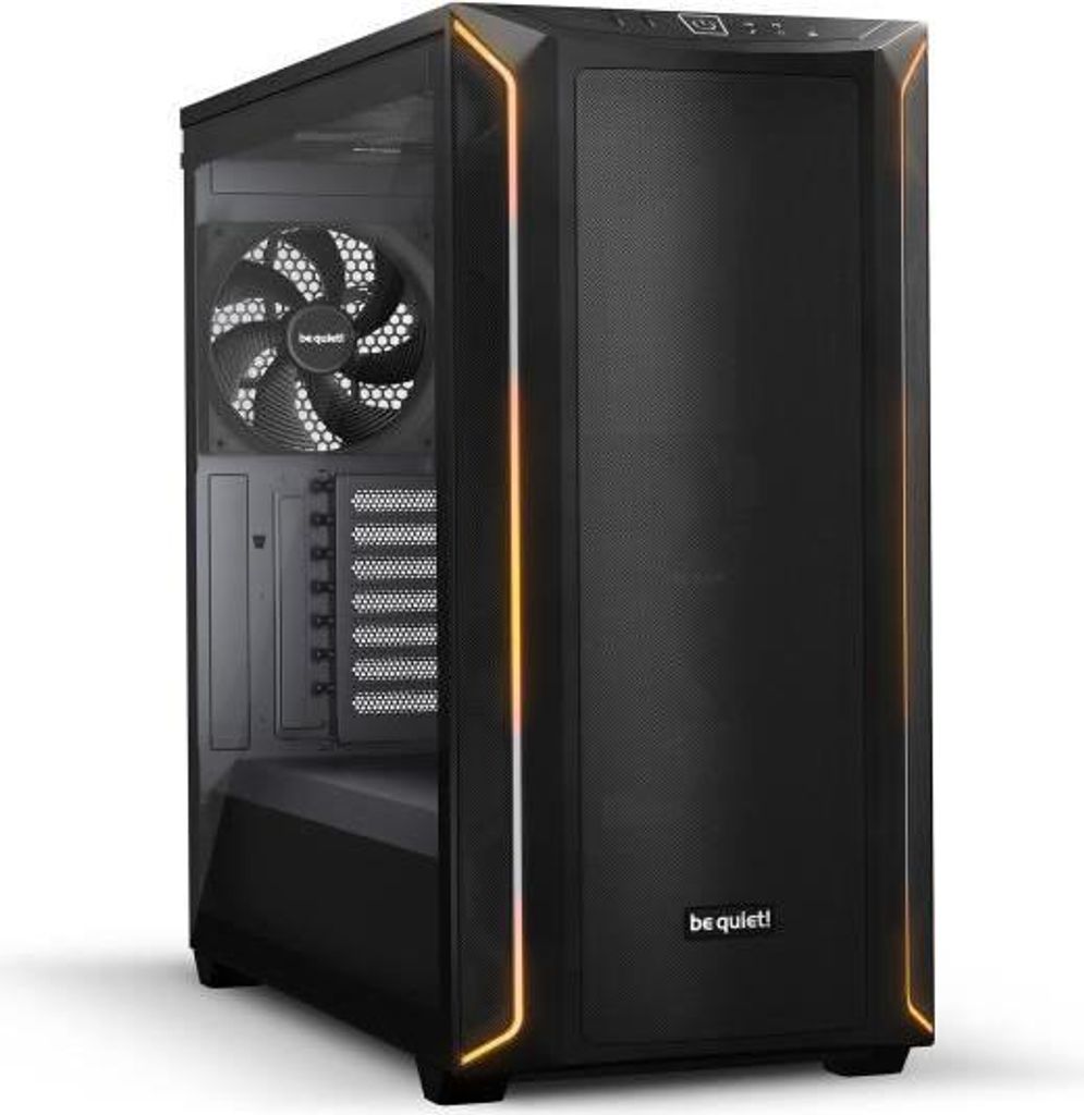 PC Gehäuse, be quiet! Shadow Base 800 DX, Midi Tower, Schwarz, Exzellenter Luftstrom, ARGB, E-ATX