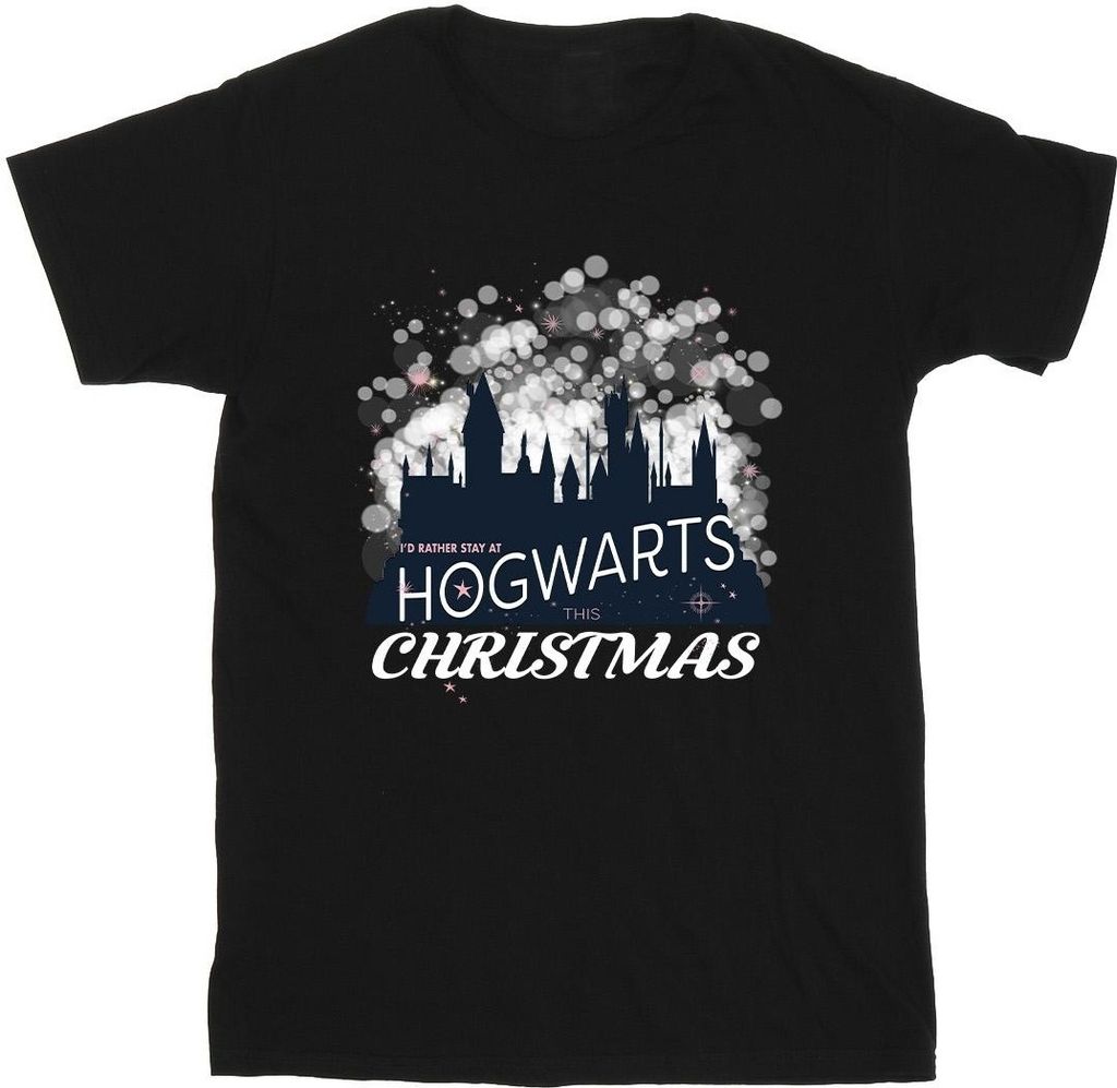 Harry Potter - "Hogwarts" T-Shirt für Herren BI30947 (M) (Schwarz)