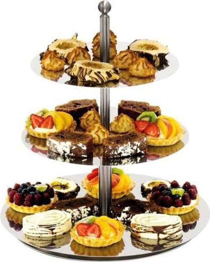 Spiegel-Etagere, 3-stufig, Höhe 48 cm