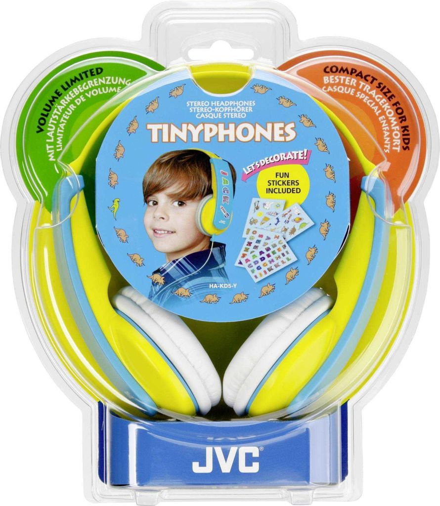 JVC HA-KD5-P/Y Bügelkopfhörer, 0,8 m Kabell?nge