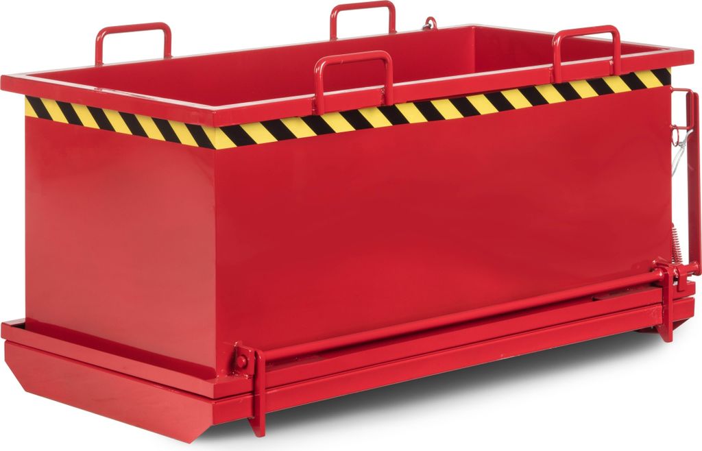 RR Industrietechnik Klappbodenbehälter Typ RKB 1810x1010x845mm 1000dm³ RAL 3000 Feuerrot