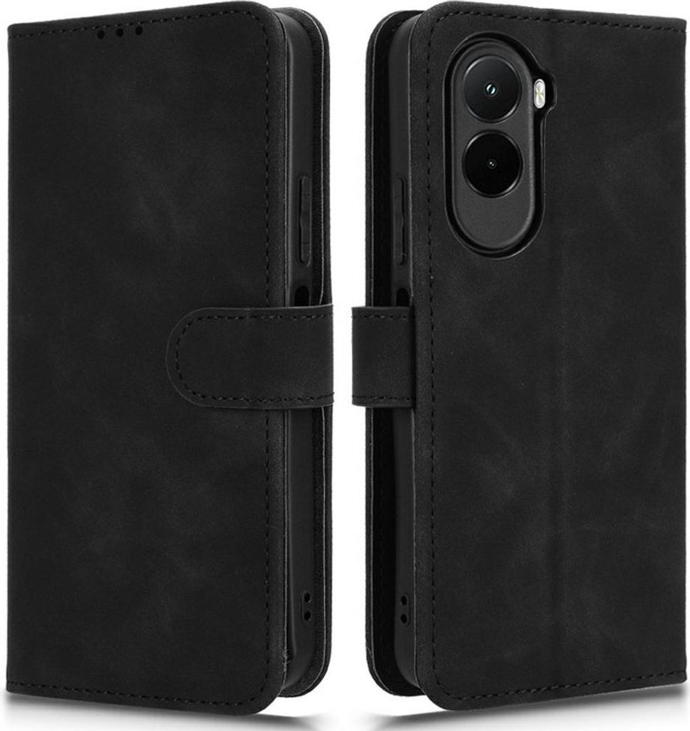 Xiaomi Poco M7 Hülle - Coverup Klapphülle - Schwarz