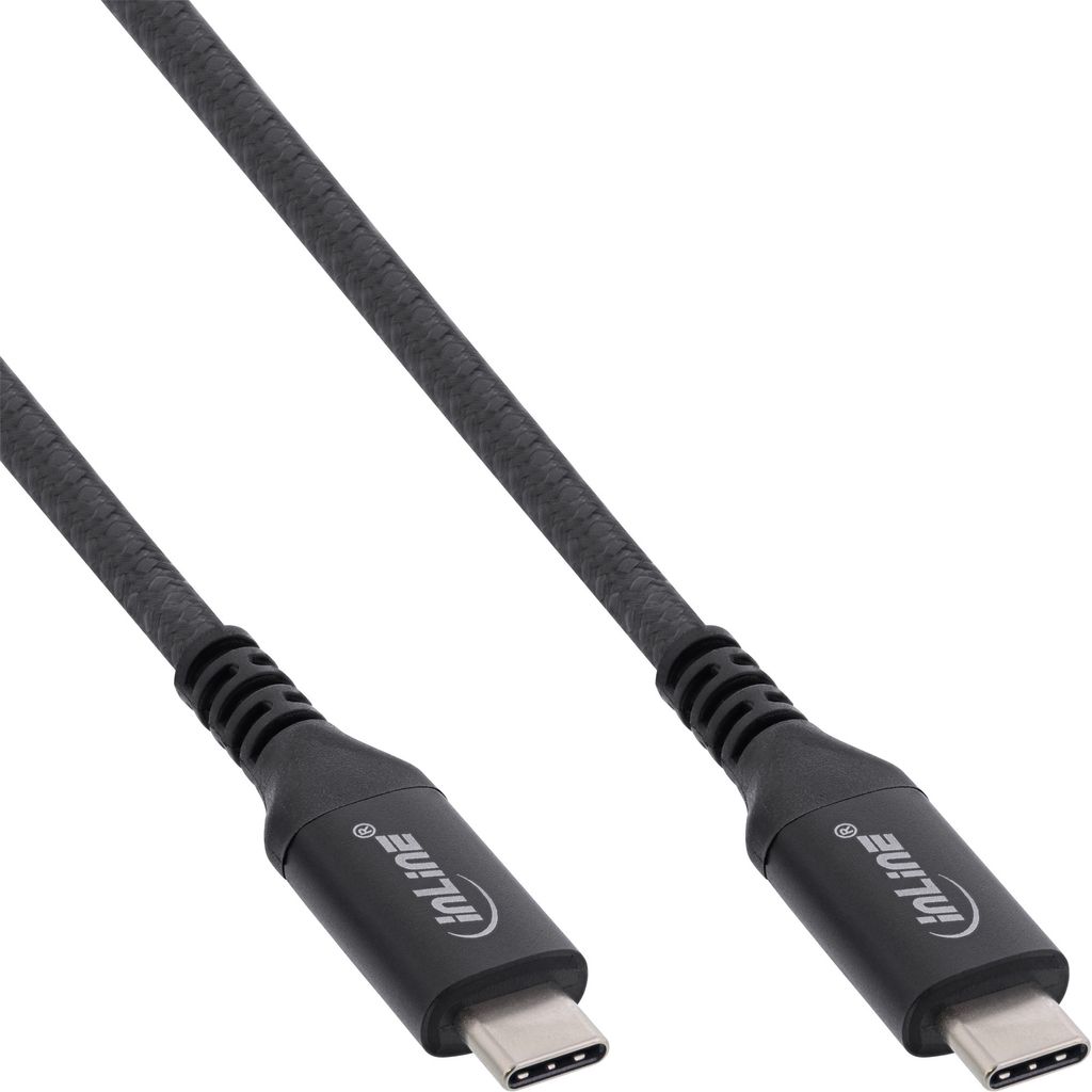 InLine USB4 Kabel USB-C Stecker/Stecker 8K60Hz schwarz 2m