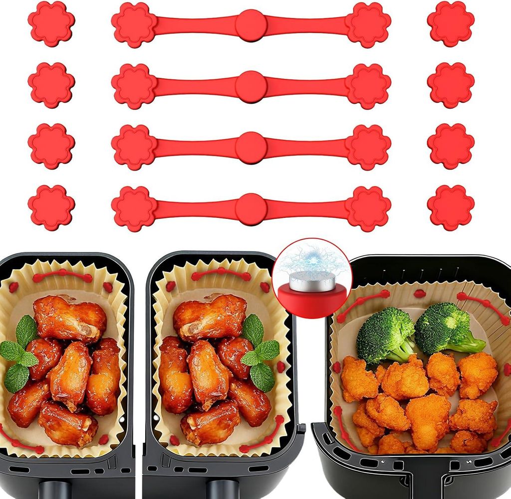 Magnete für Airfryer Backpapier, 12 Stück Magnetische Produktbild 