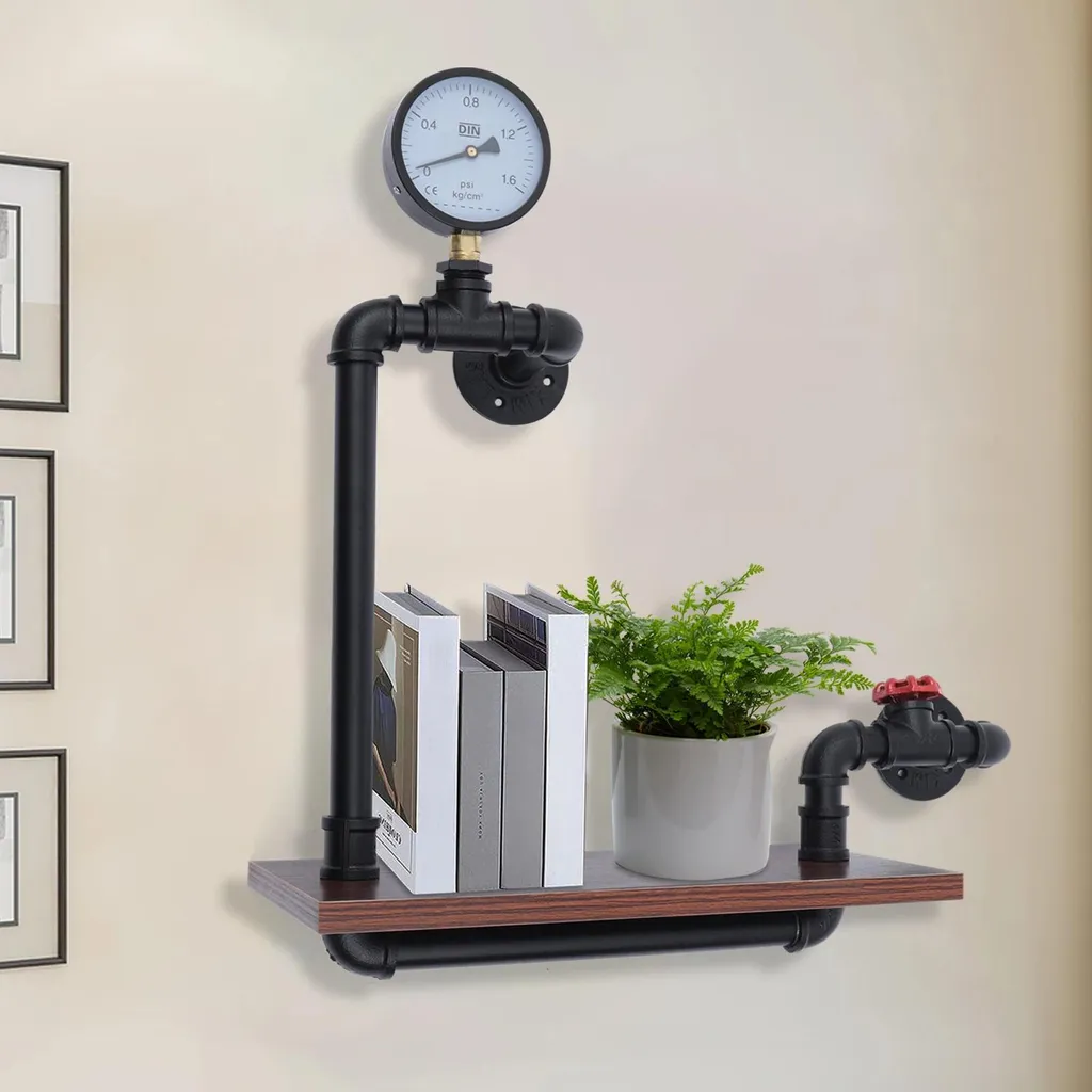 Étagère murale bois gain de place - Solution rangement petit espace