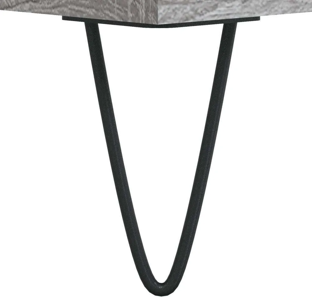 Tavolino da Salotto SYFAX™ Grigio Sonoma 60x50x36,5 cm in Multistrato - 5