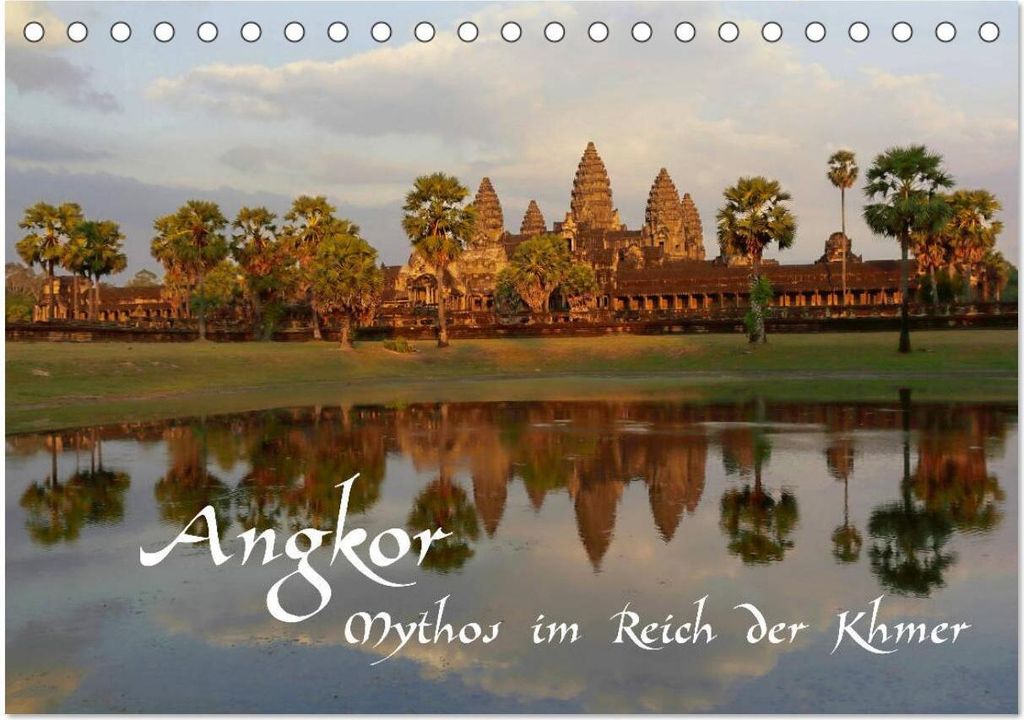 Angkor - Mythos im Reich der Khmer (Tischkalender 2026 DIN A5 quer), CALVENDO Monatskalender
