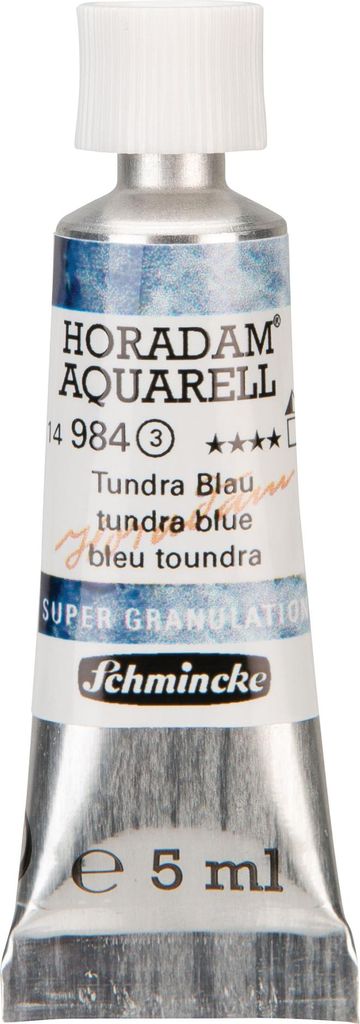 Schmincke – HORADAM AQUARELL, 5ml , Tundra Blau, Super Granulation, 14 984 001