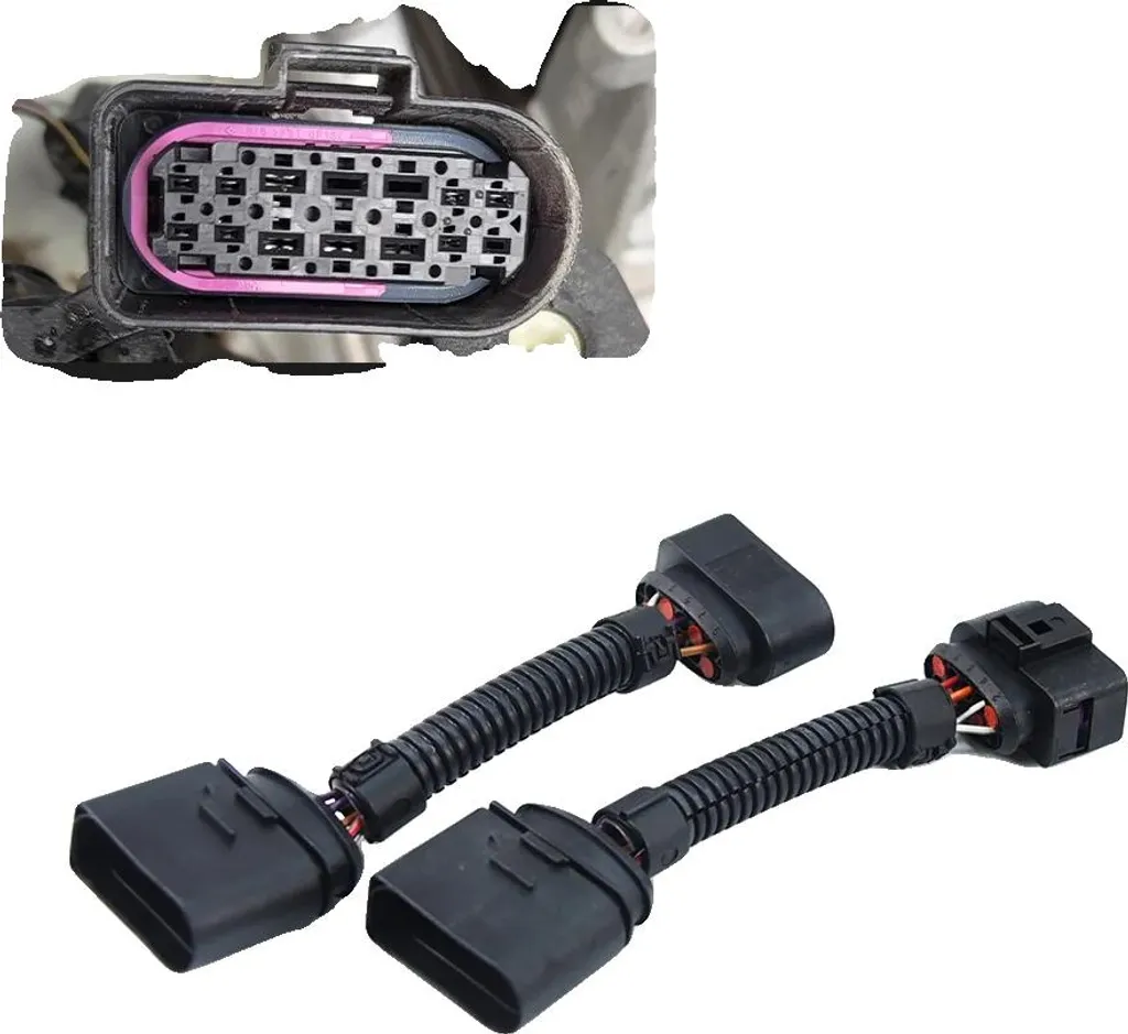 Adattatore per fari, spina a 14 poli, supporto funzionale essenziale, per Golf MK6 MK7