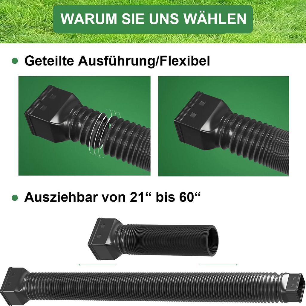 Regenwasser und Dachrinnenrohre, Fallrohrverlängerungen, Produktbild 5